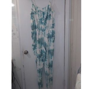 Blue jumpsuit